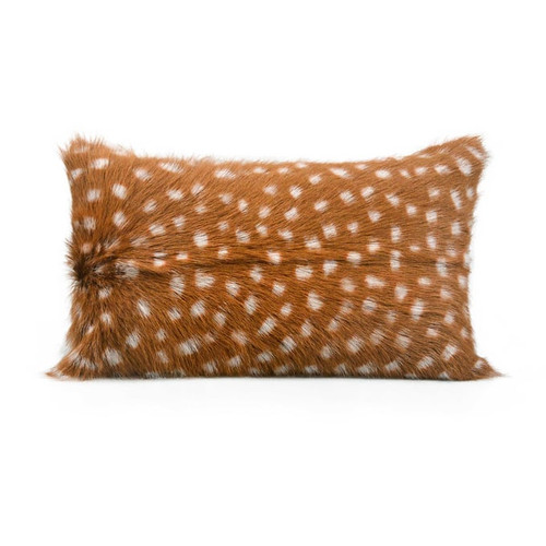 TOV Furniture Amber Brown 20 Inch Lumbar Pillow