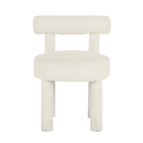 TOV Furniture Carmel Cream Boucle Dining Chair