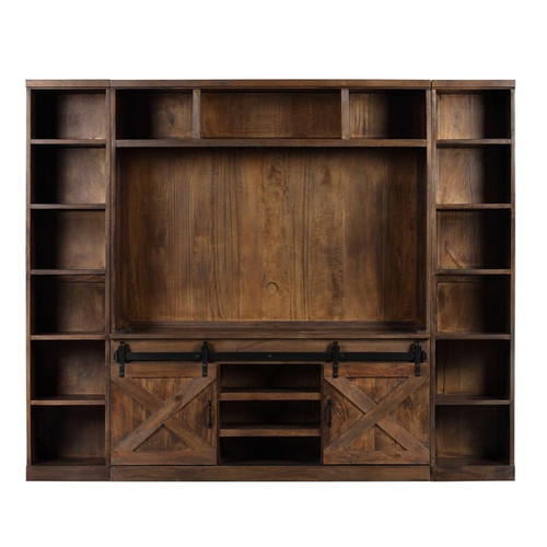 TOV Furniture Dawson Rustic Brown Entertainment Wall