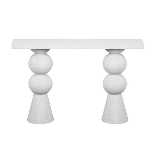 TOV Furniture Lupita White Console Table