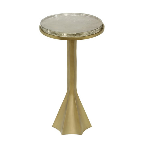 TOV Furniture Gabrielle Antique Brass Side Table