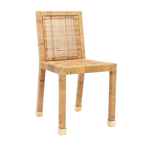 TOV Furniture Amara Natural Rattan Dining Chair