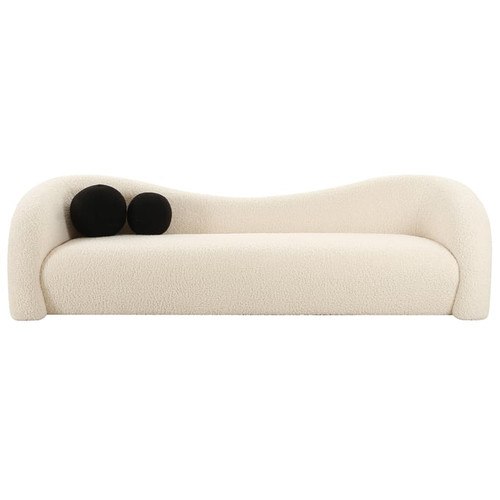 TOV Furniture Leonie Faux Shearling Sofas