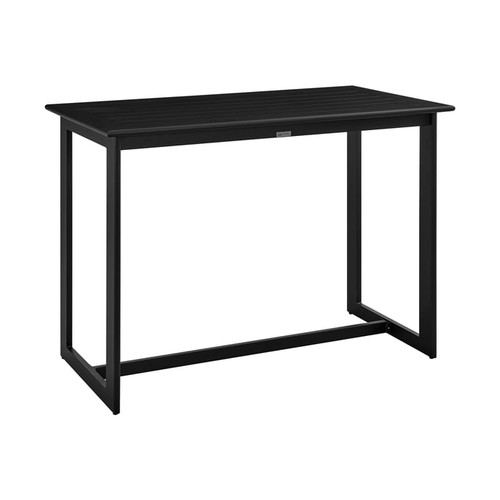 Armen Living Grand Black Outdoor Patio Counter Height Dining Table