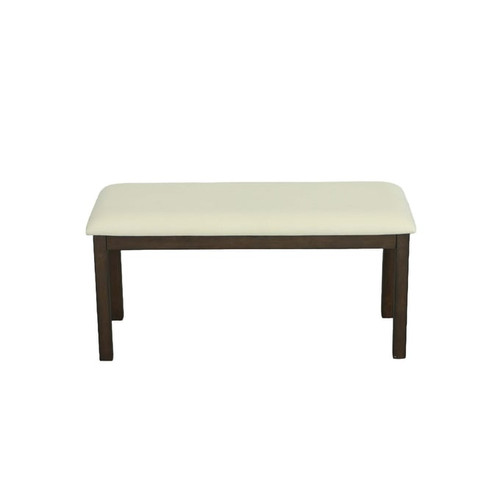 Progressive Furniture Montebello Brown Upholstered Dining Bench