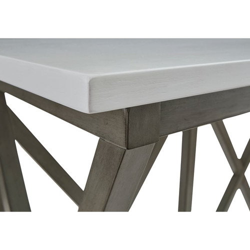 Progressive Furniture Gateway Street White Gray Counter Tables