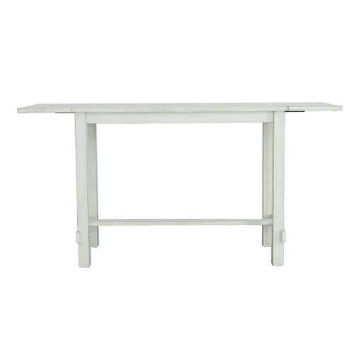 Progressive Furniture Holiday White Drop Leaf Counter Table
