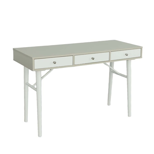 Progressive Furniture Stanford Gray White Vanity Desk