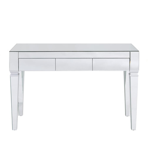 Southern Enterprises Darien Silver Mirrored Desk