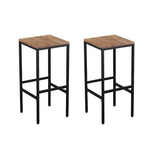 2 Southern Enterprises Venallo Natural Indoor Outdoor Barstools