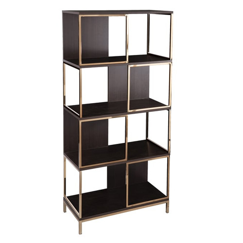 Southern Enterprises Dunleer Brown Modern Etagere