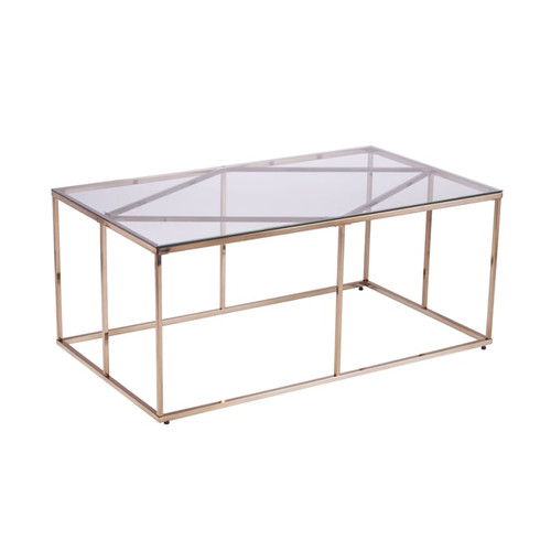 Southern Enterprises Nicholance Champagne Glass Top Cocktail Table