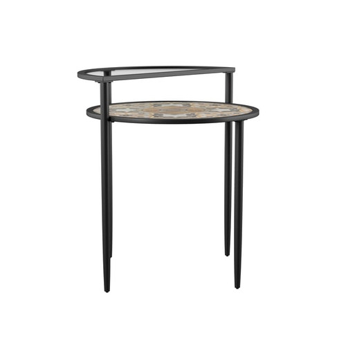 Southern Enterprises Lorengo Ceramic Tile Outdoor Accent Table