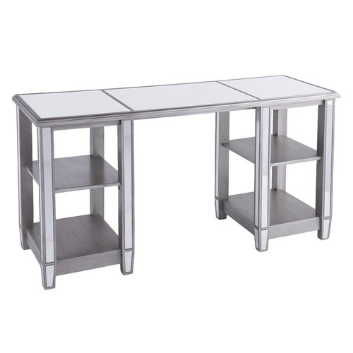 Southern Enterprises Wedlyn Silver Mirrored Desk