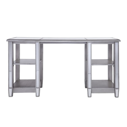 Southern Enterprises Wedlyn Silver Mirrored Desk