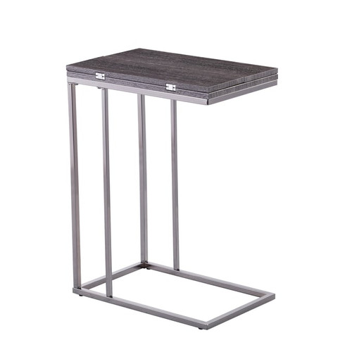 Southern Enterprises Clarkdom Gray Expandable C Table