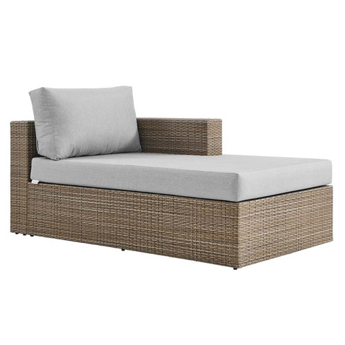 Modway Furniture Convene Cappuccino Outdoor Patio Right Arm Chaises