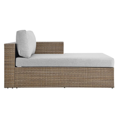 Modway Furniture Convene Cappuccino Outdoor Patio Right Arm Chaises