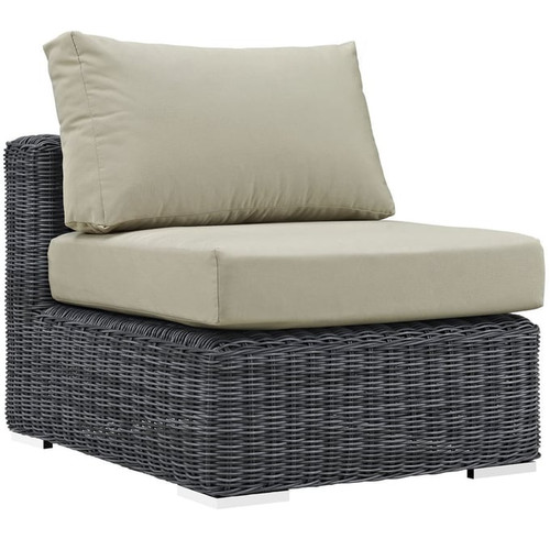 Modway Furniture Summon Outdoor Patio Armless Chairs