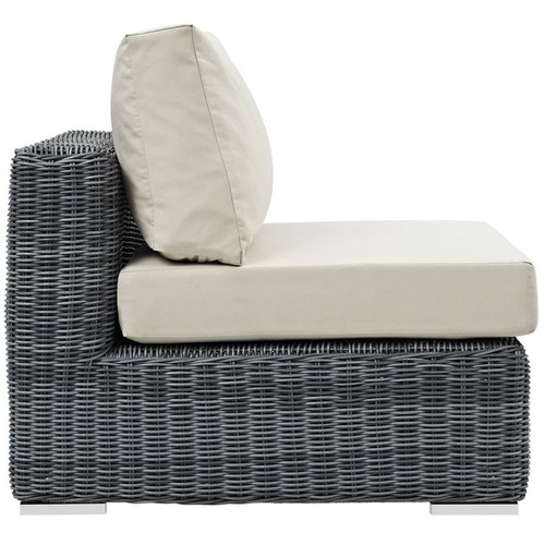 Modway Furniture Summon Outdoor Patio Armless Chairs
