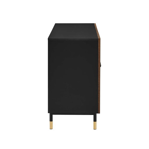Modway Furniture Nexus Black Walnut Storage Cabinet Sideboard