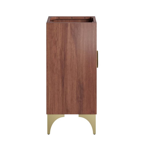 Modway Furniture Daylight Walnut 18 Inch Bathroom Vanity Cabinet
