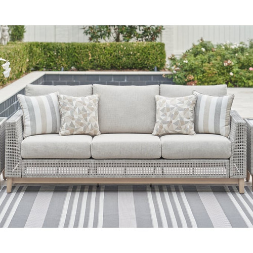 Ashley Furniture Seton Creek Gray Sofa With Cushion