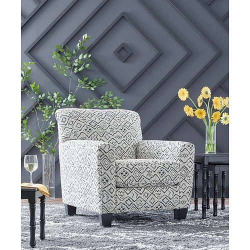 Ashley Furniture Hayesdale Black Cream Accent Chair