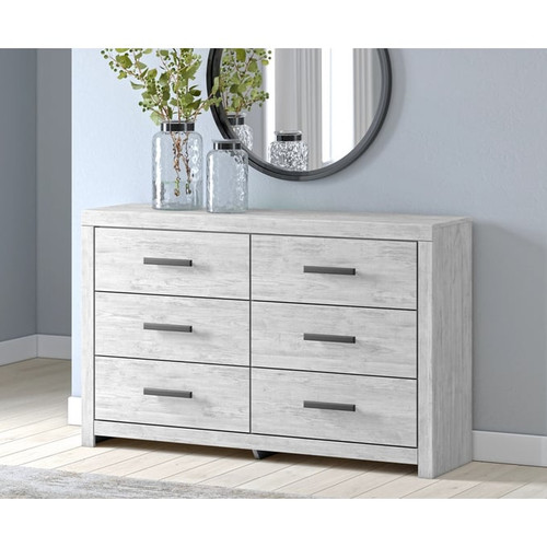Ashley Furniture Cayboni Whitewash Six Drawer Dresser