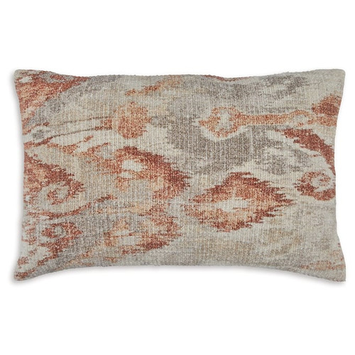 Ashley Furniture Aprover Rust Gray White Pillows
