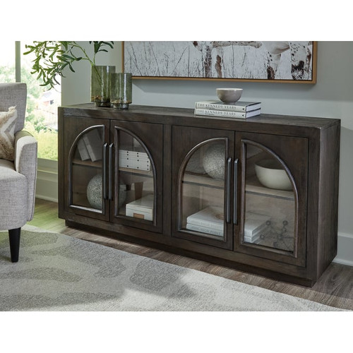 Ashley Furniture Dreley Grayish Brown Accent Cabinet