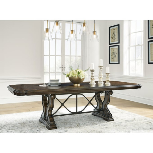 Ashley Furniture Maylee Dark Brown Dining Extension Table