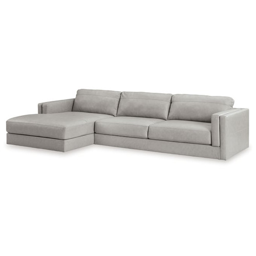 Ashley Furniture Amiata Glacier 2pc LAF Sectional With Chaise