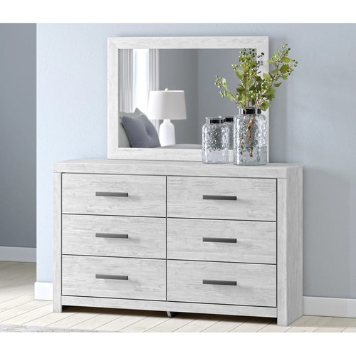 Ashley Furniture Cayboni Whitewash Dresser And Mirror