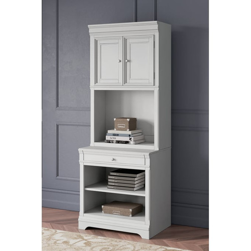 Ashley Furniture Kanwyn Whitewash Door Cabinet Bookcase