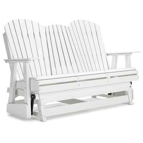 Ashley Furniture Hyland Wave White 4pc Outdoor Seating Set