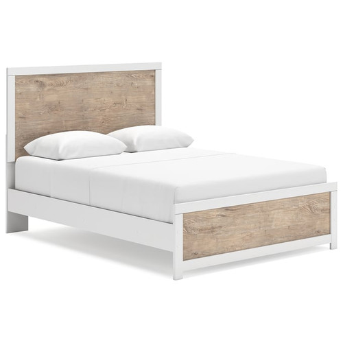 Ashley Furniture Charbitt Two Tone Queen Panel Bed