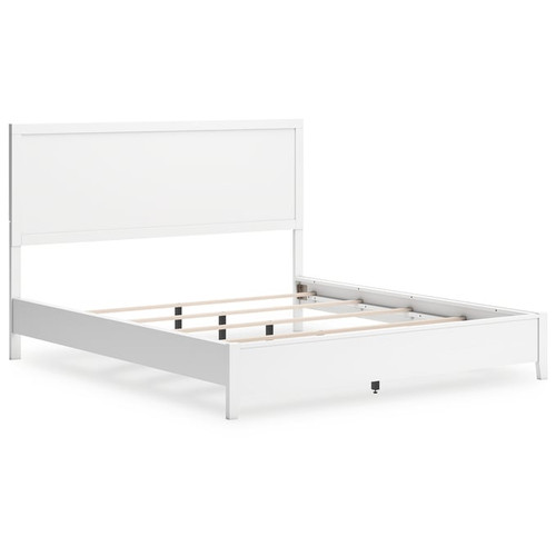 Ashley Furniture Binterglen White 4pc Bedroom Set With Cal King Panel Bed