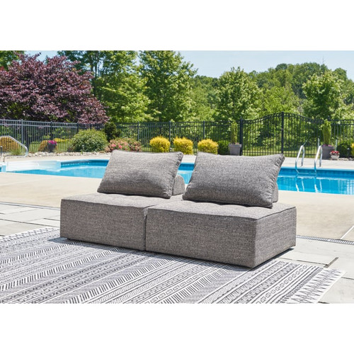 Ashley Furniture Bree Zee Brown 2pc Outdoor Sectional