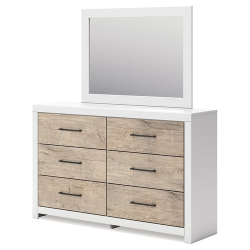 Ashley Furniture Charbitt Two Tone Dresser And Mirror