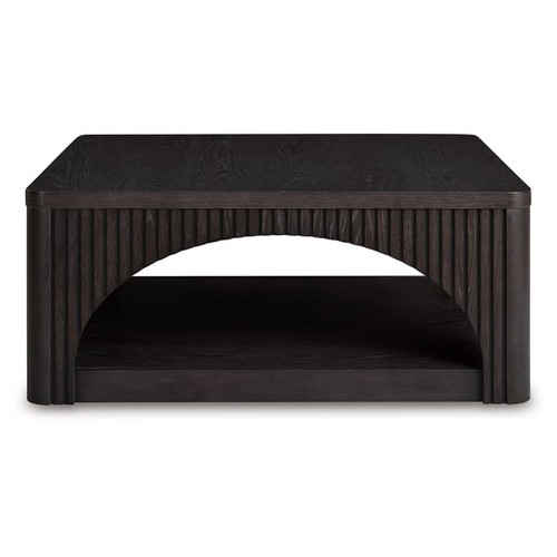 Ashley Furniture Yellink Black 3pc Coffee Table Set