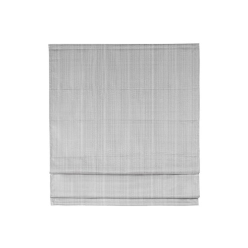 Olliix Madison Park Galen Grey Basketweave Roman Shade - 64 x 35