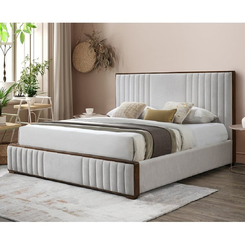 Acme Furniture Kaleea Light Gray Walnut Beds