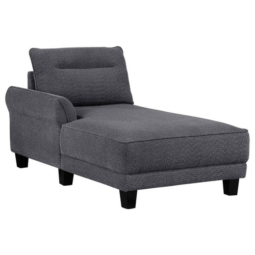 Coaster Furniture Caspian Grey Upholstered Arms Sectional Sofas