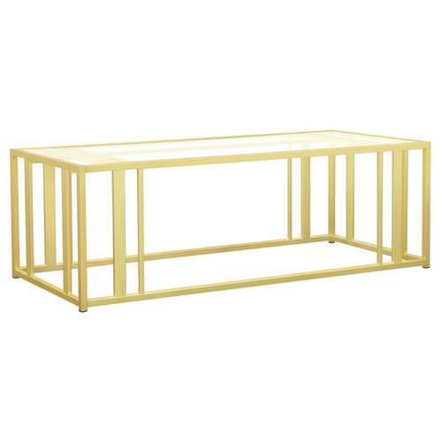 Coaster Furniture Adri Matte Brass Coffee Tables