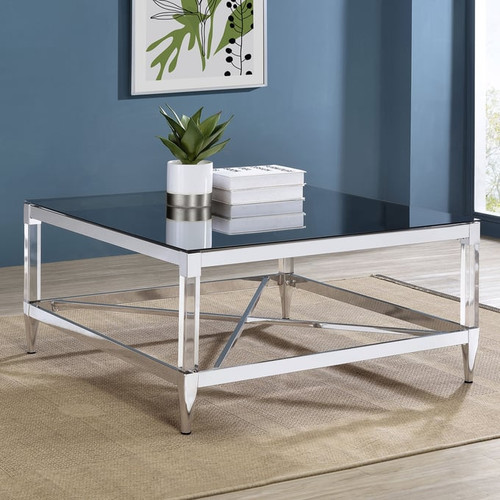 Coaster Furniture Lindley Silver Coffee Table