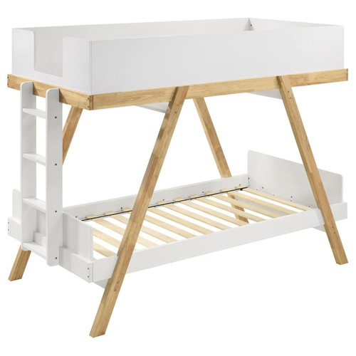 Coaster Furniture Frankie White Twin Over Twin Bunk Beds