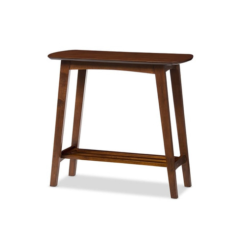 Baxton Studio Sacramento Walnut Brown Console Table