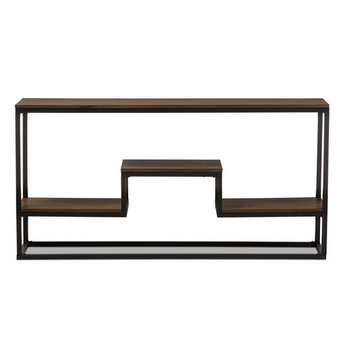 Baxton Studio Doreen Brown Wood Storage Console Table