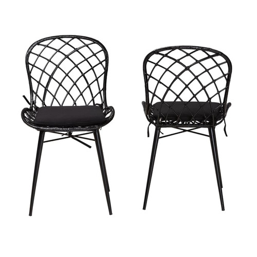 2 Baxton Studio Sabelle Dining Chairs